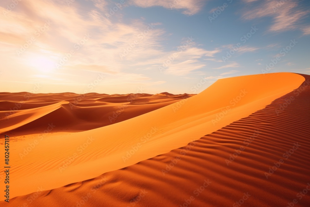 Stunning Desert Landscape at Sunset