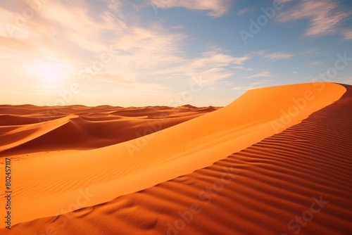 Stunning Desert Landscape at Sunset