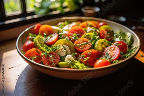 Fresh and Colorful Tomato Salad