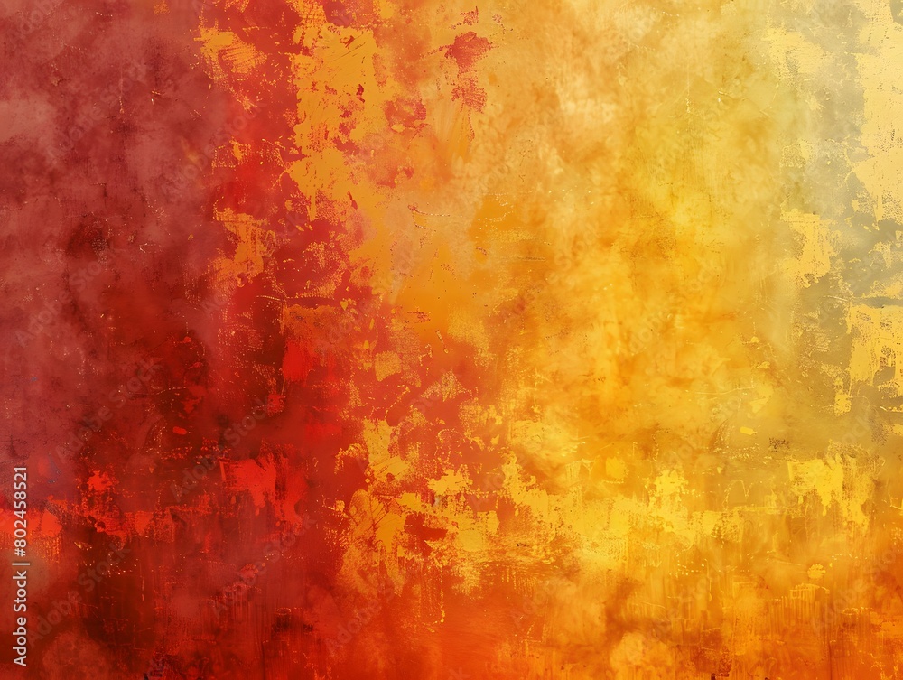 Dynamic Transition Abstract Vibrant Color Gradient  red, bright orange, and vivid yellow