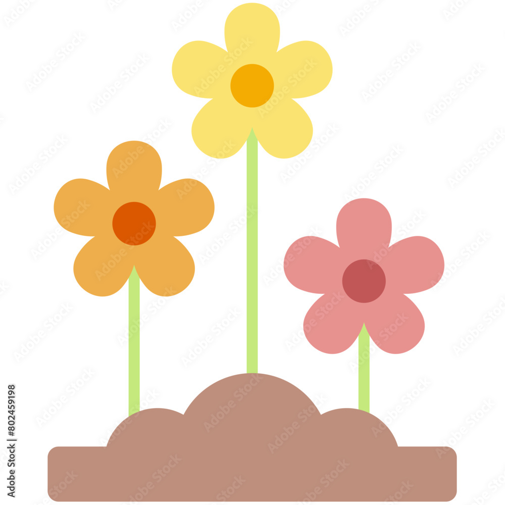 Gardening And Farming Colored Icon sets Gardening And Farming Colored Icon sets