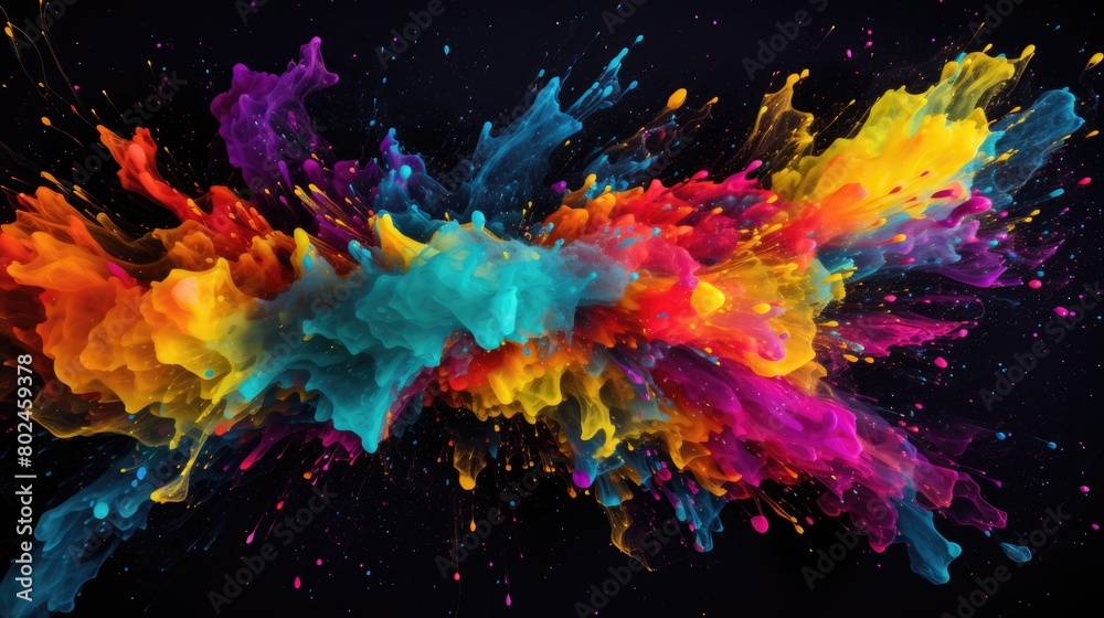 Vibrant Explosion of Color Vibrant Explosion of Color