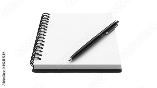 Realistic Notebook on transparent background