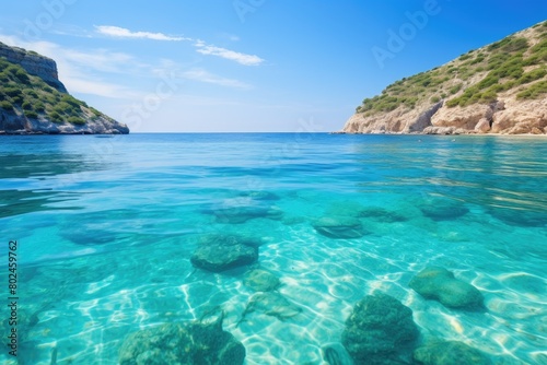 Stunning Turquoise Waters of a Secluded Cove