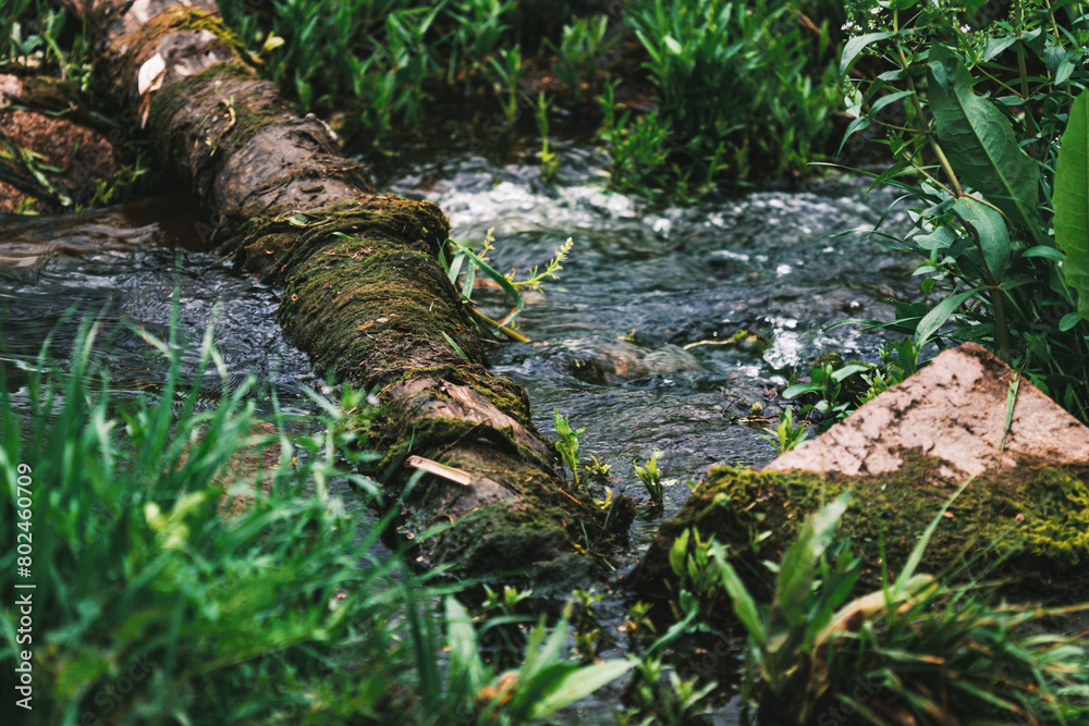 Obraz premium flowing water