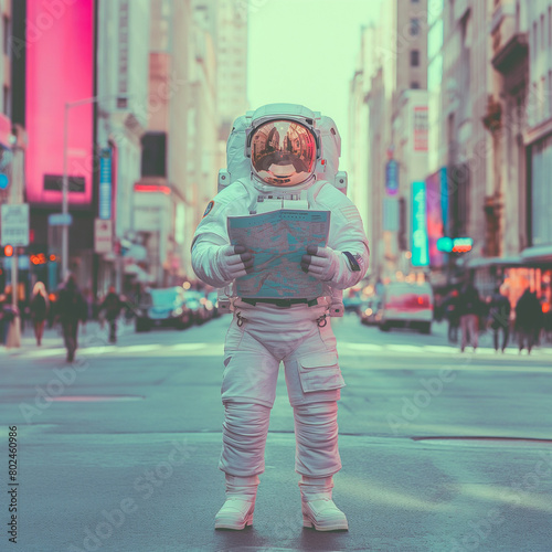 Astronaut in the Heart of the City