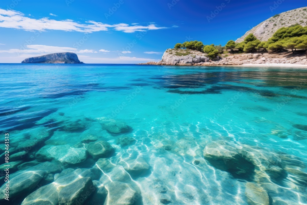 Stunning Turquoise Waters and Rocky Coastline