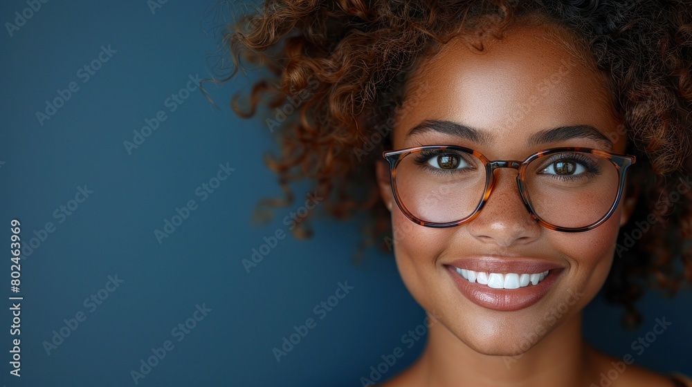 Smiling Woman With Glasses Smiling Woman With Glasses