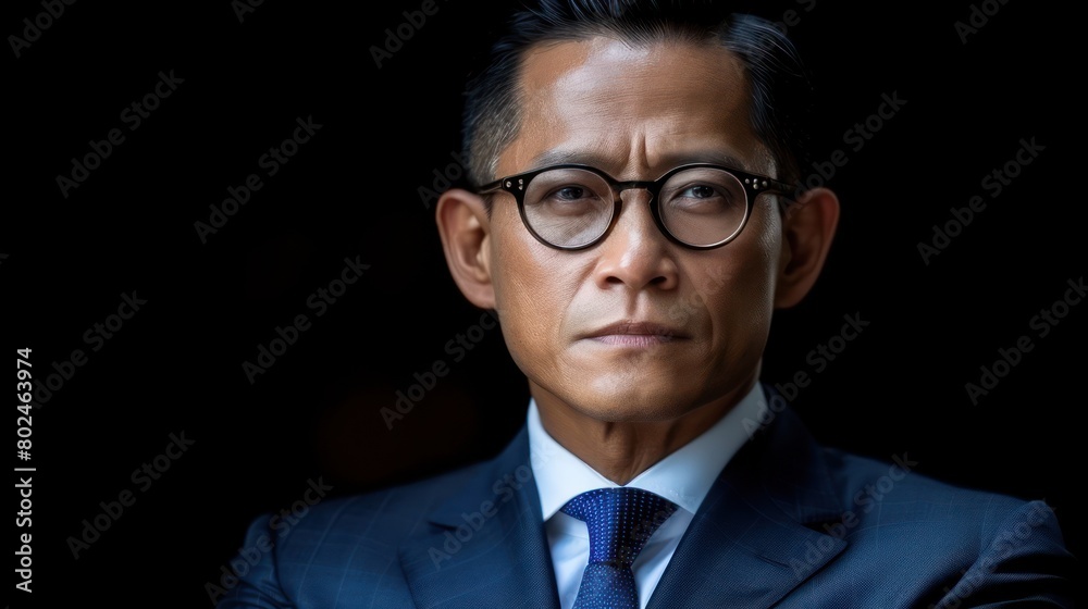 Professional Man in Suit and Tie With Glasses Professional Man in Suit and Tie With Glasses