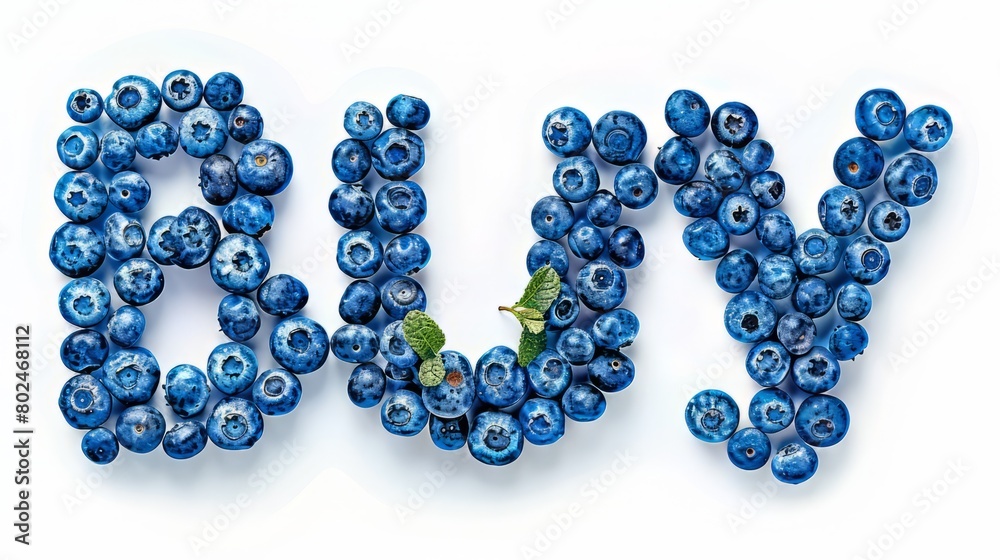 The word Buy created in Blueberry Typography. The word Buy created in Blueberry Typography.