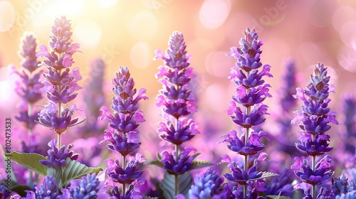  A field of purple flowers