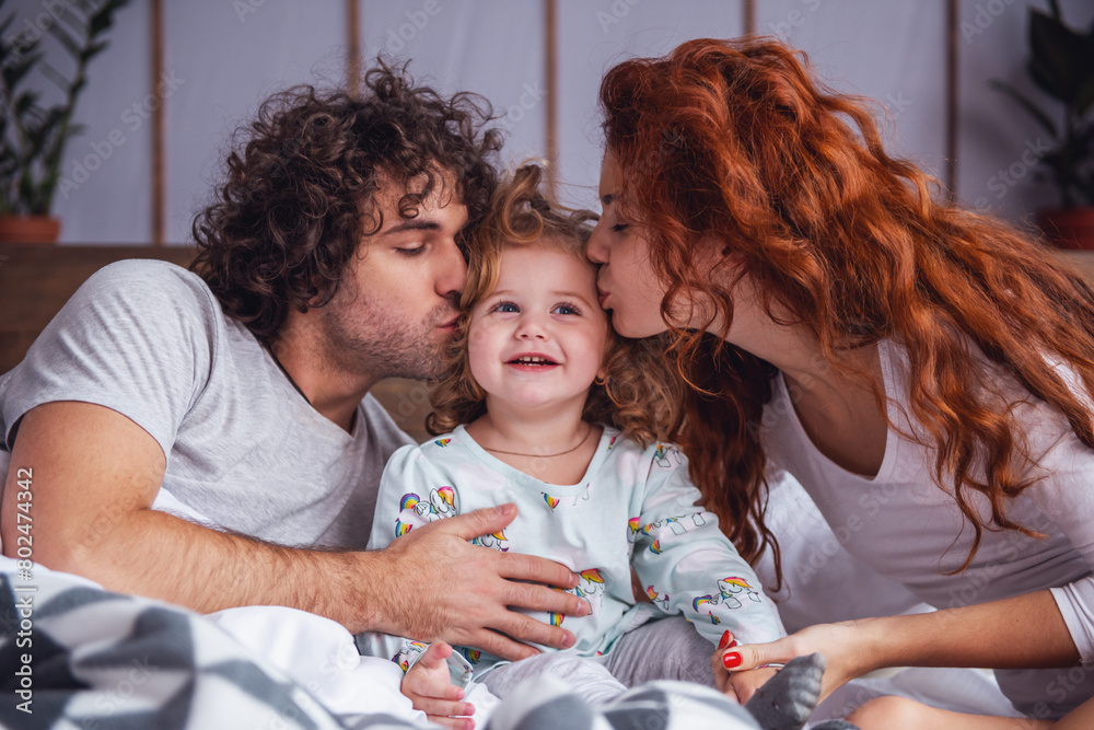 Fototapeta premium Family at home