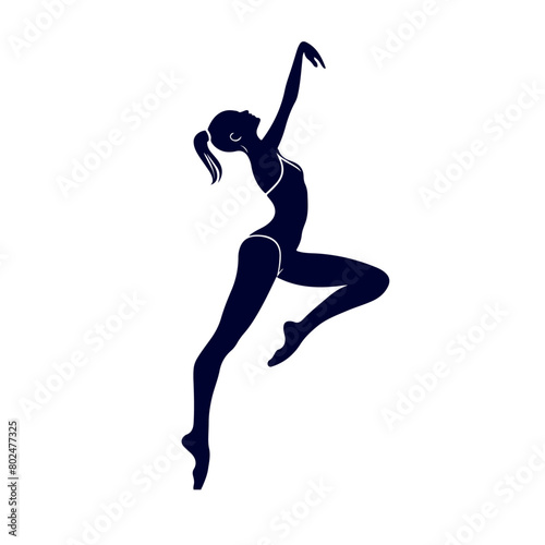Graceful Movements A Black and White Dance