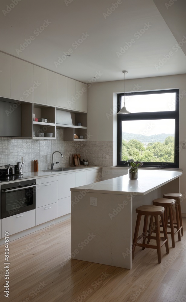 Fototapeta premium modern kitchen interior