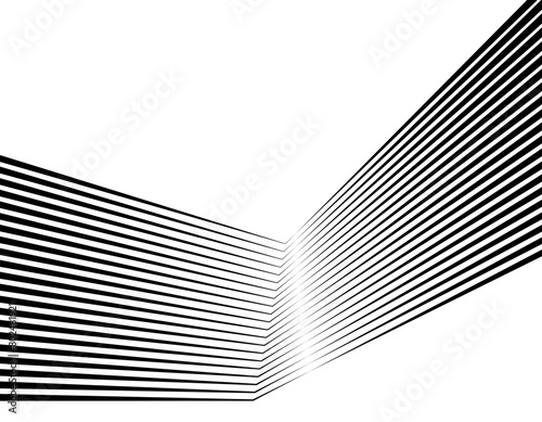 White black color. Linear background. Design elements. Poligonal lines. Protective layer for banknotes, certificates template. Vector Vector lines of different thicknesses from thin to thick EPS 10