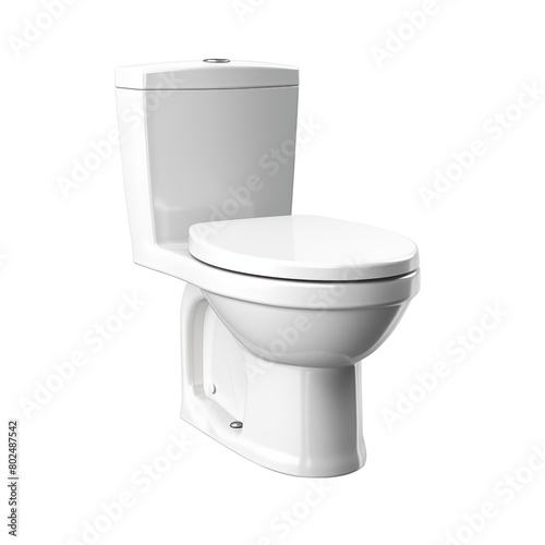 White Toilet png. Transparent background