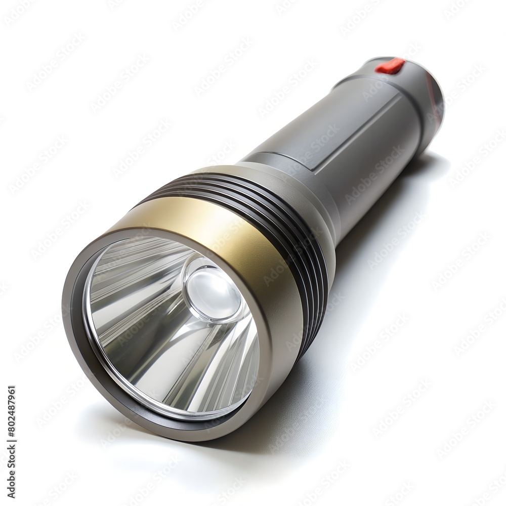 flashlight isolated on white background flashlight isolated on white background