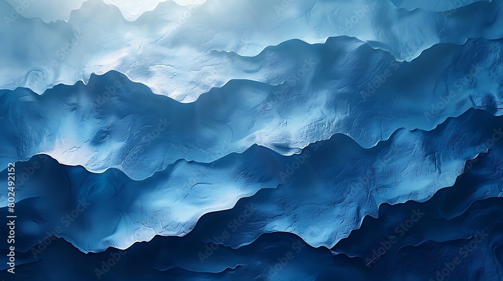 Abstract blue waves texture resembling a tranquil sea at dusk for background use in design and art projects. Abstract blue waves texture resembling a tranquil sea at dusk for background use in design and art projects.