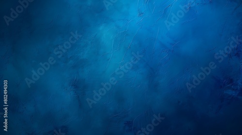 Abstract blue textured background with a distressed brushstroke pattern suitable for creative designs and backgrounds, price upon request.  photo