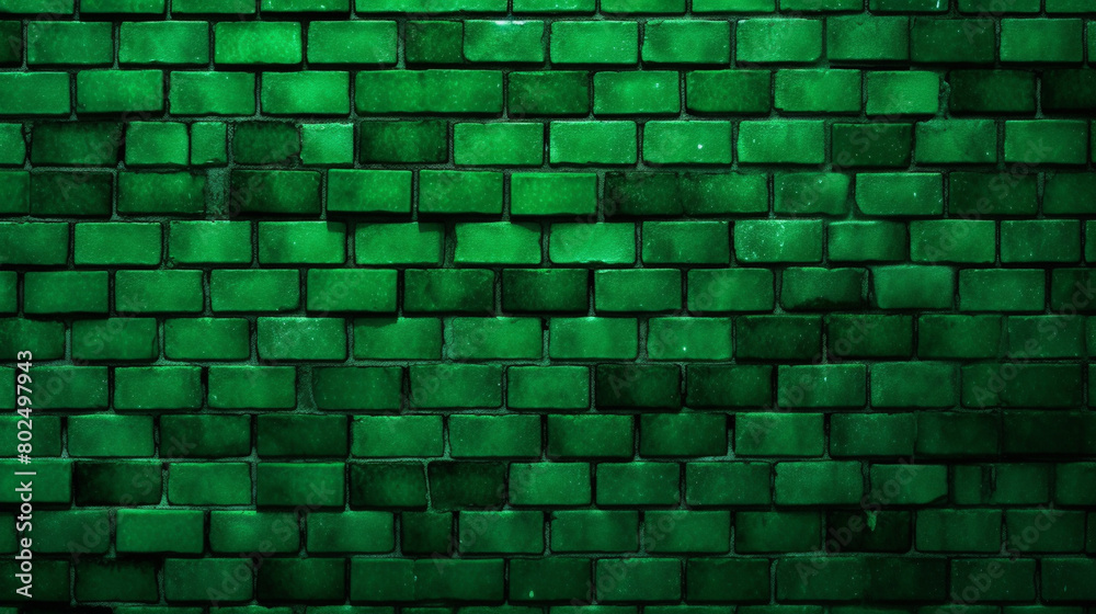 green brick wall green brick wall