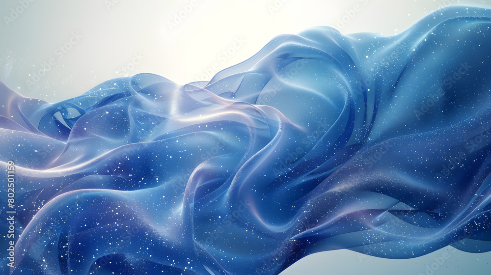 Naklejka premium Digital Connectivity Abstract Background Illustration