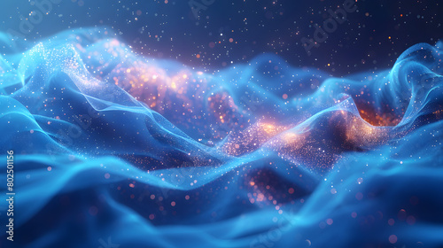 Digital Connectivity Abstract Background Illustration
