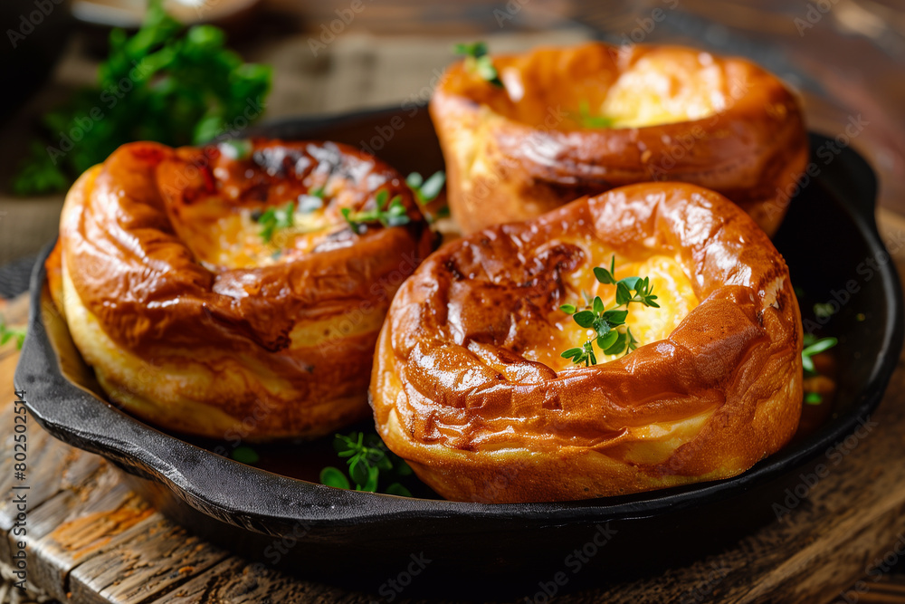 Traditional English Yorkshire pudding. Traditional English Yorkshire pudding.