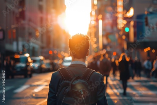 people walking on the street at night