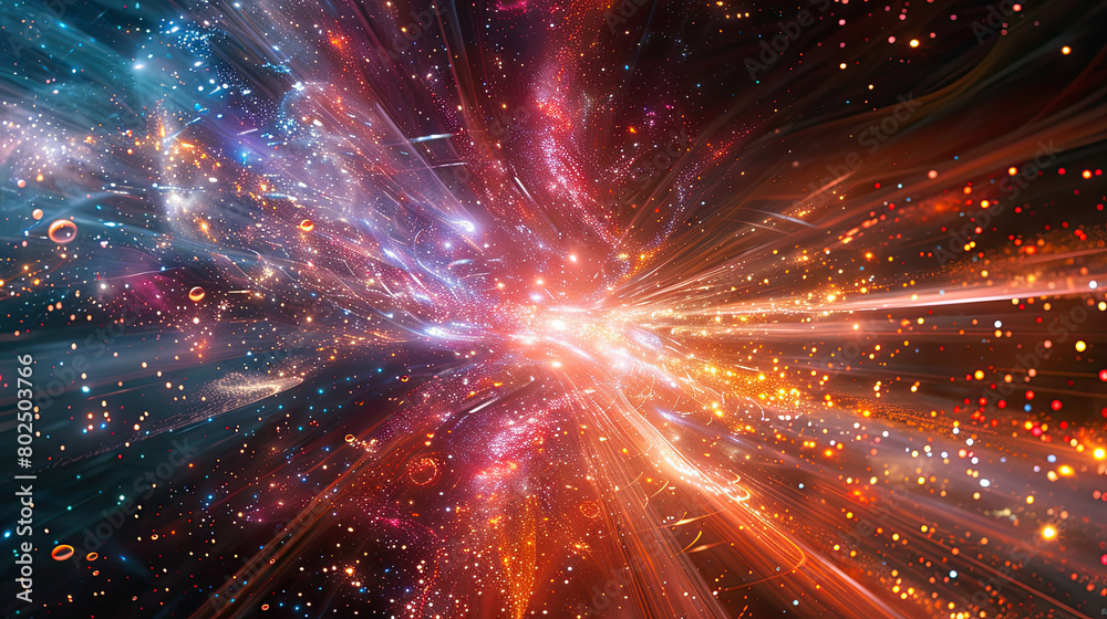 Obraz premium Higgs Field Elegance Wallpaper Design