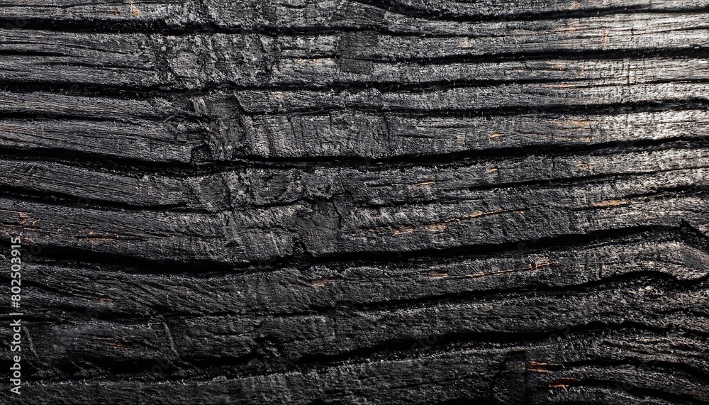 Fototapeta premium photo of black wood surface with wood texture