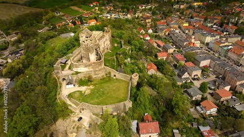 Bolkow Castle, ancient fortress in Lower Silesia, Poland. photo