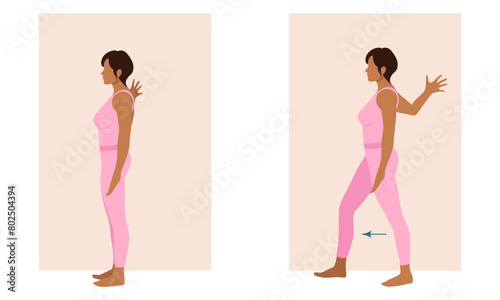 woman near the wall doing exercise
