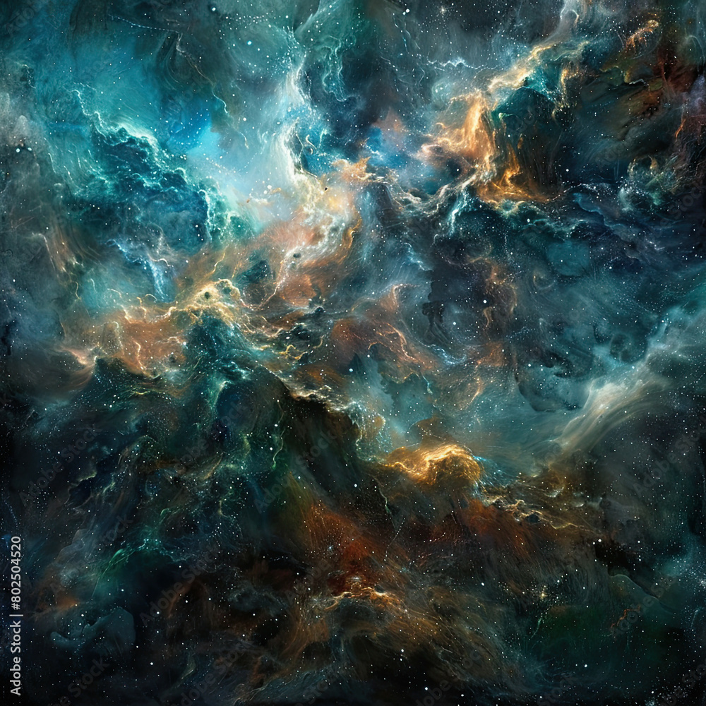 Fototapeta premium Phantasmic Nebulosity A Galaxys Dream