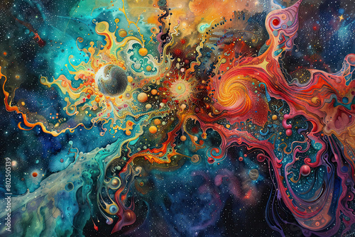 Stellar Nexus Murini Celestial Space Art © Arti