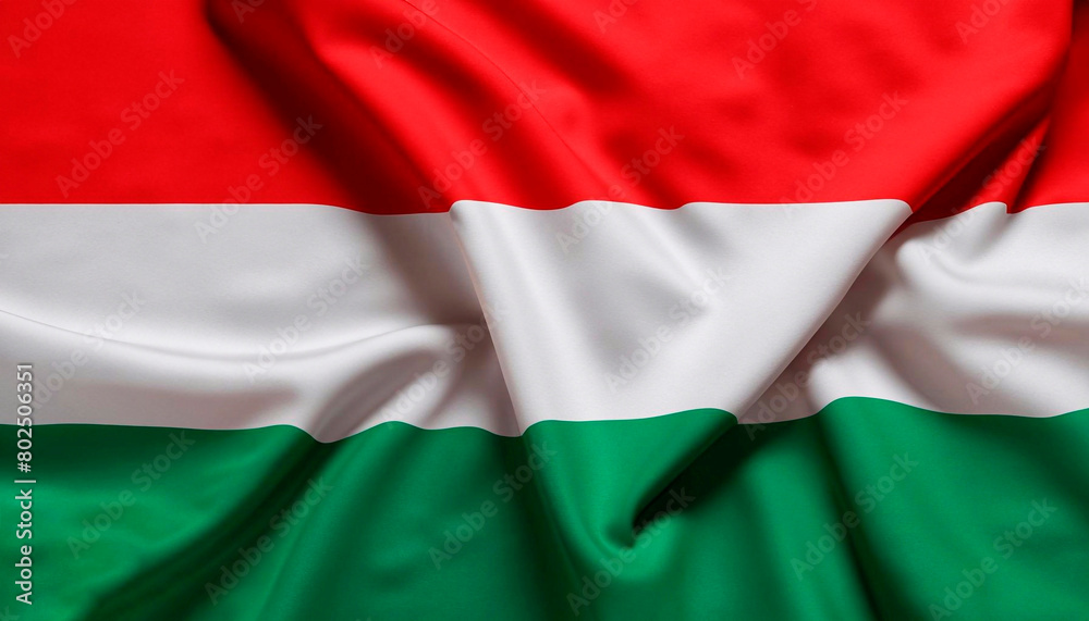 Obraz premium Austria flag with folds