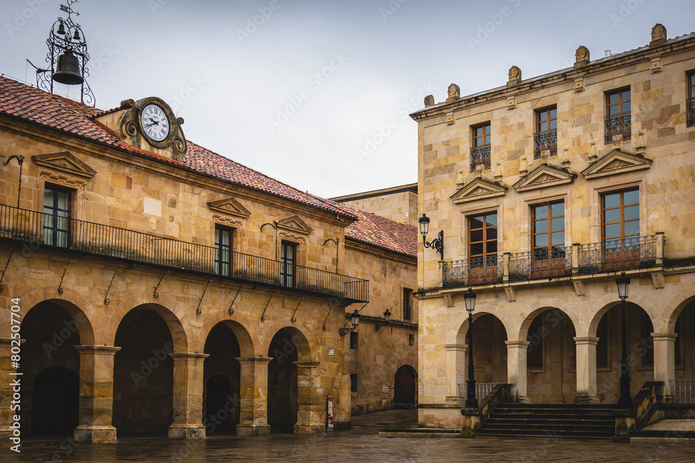 Obraz premium Plaza Mayor de Soria - spanish city from de autonomic region of Castilla y Leon