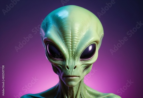 Alien fictional portrait.
