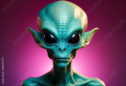 Alien fictional portrait.