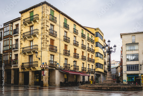 Beautiful city streets in the spanish city of Soria - autonomic province of Castilla y Leon