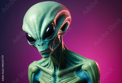 Alien fictional portrait.