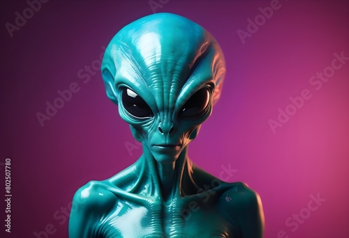 Alien fictional portrait.