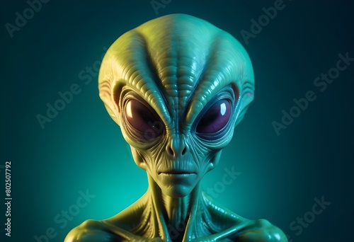 Alien fictional portrait.
