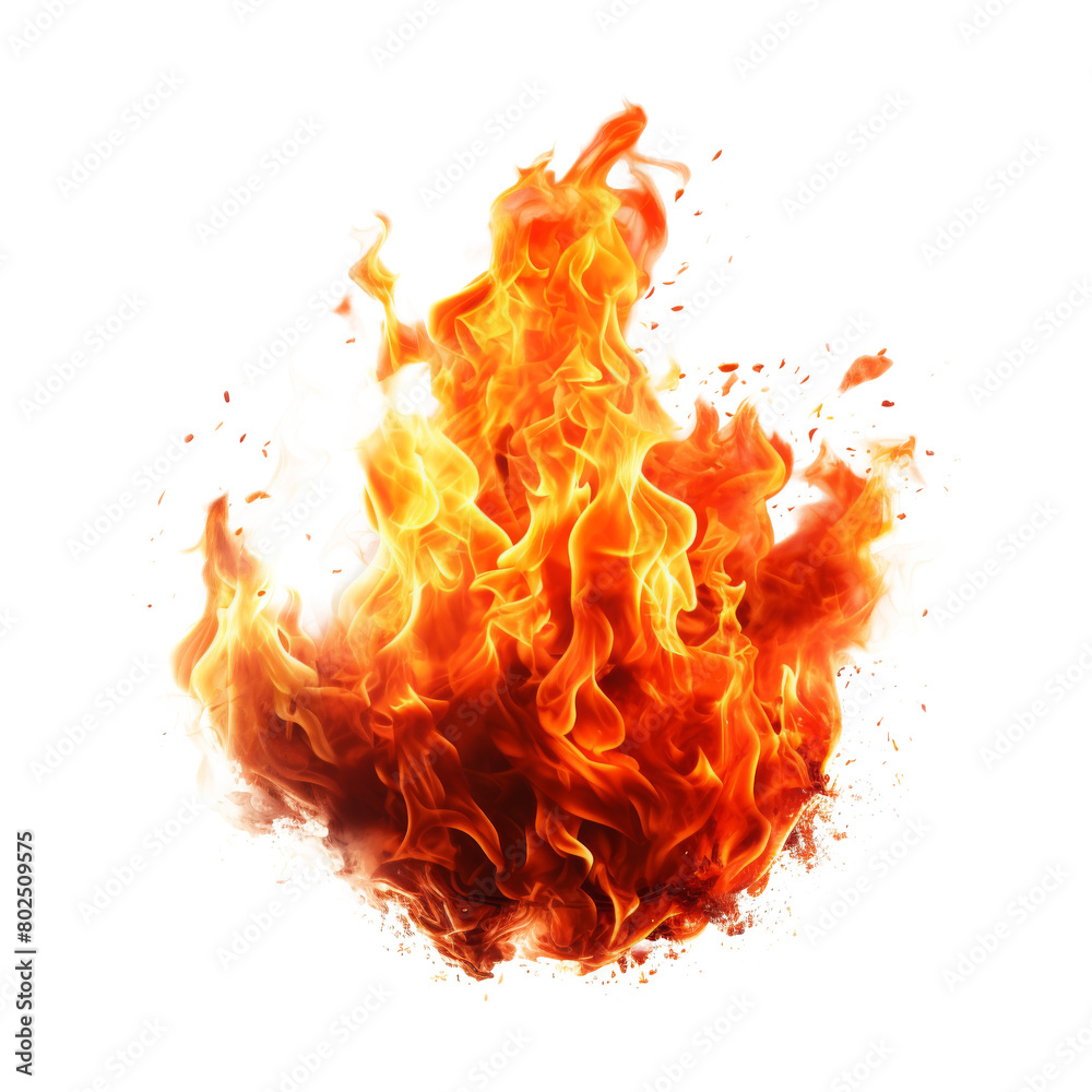 Abstract Fire Swirl Rising Elegantly Abstract Fire Swirl Rising Elegantly