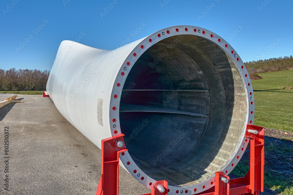 Wind farm components, the tower turbine interior Wind farm components, the tower turbine interior