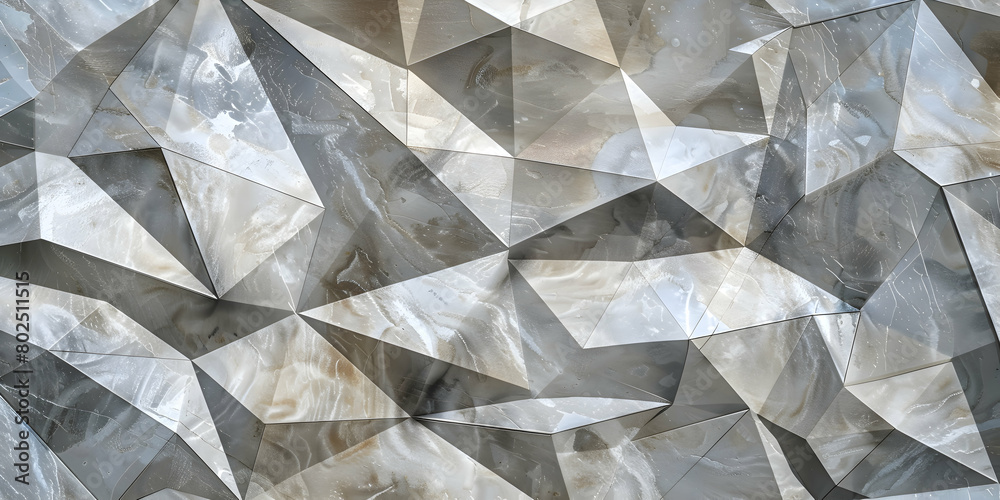 An image showcasing an abstract pattern of sharp, intersecting geometric lines in silver and gray, creating a metallic texture An image showcasing an abstract pattern of sharp, intersecting geometric lines in silver and gray, creating a metallic texture