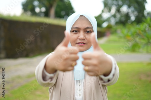 Portrait of Indonesian woman wearing hijab © Herwin Bahar