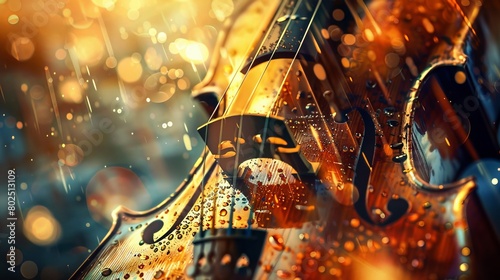 Symphony of Strings: The Soulful Embrace of Music photo