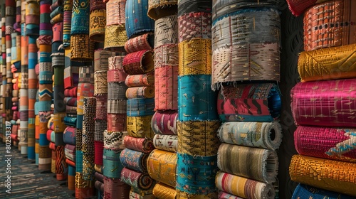 Textile Symphony: A Canvas of Woven Histories