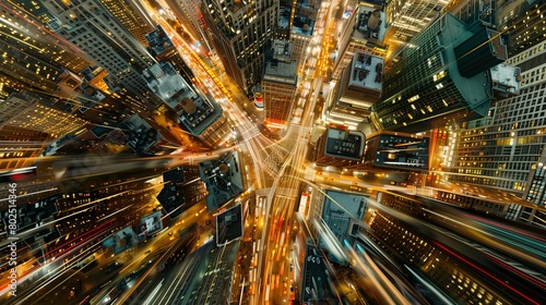 Metropolis in Motion  A Time-Lapse Collage of City Traffic From Above