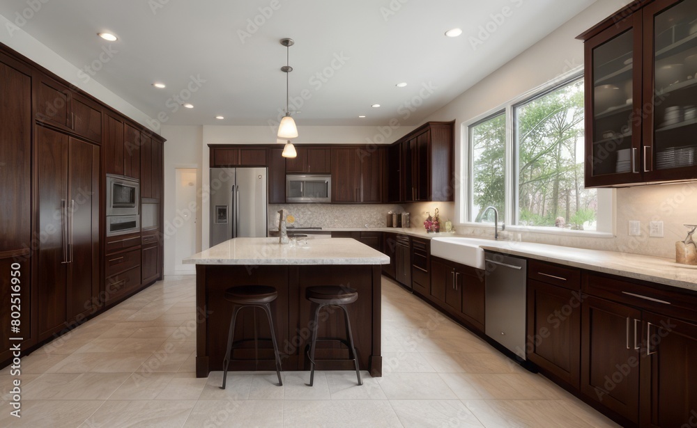 modern kitchen interior